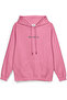 God with Me Sırt Printed Hooded Yarı Oversized Sweatshirt Pink Hoodie 1395 - 3