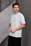 Men's Basic Oversized Crew Neck 2 Two Thread Ko Compact -Shirt - 3