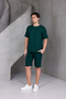 Men's Basic Oversized Bottom-Top 2 Two Thread Ko Compact Medium Set - 3