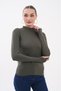 100% Viscose Women's Bodysuit with Finger Detail – Long Sleeves |   Stretchy and Soft Fabric - 5