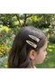 Cherry and Stone Gold Color Clip-On Hairpin for Girls - 2