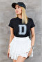 Women's D Printed T-Shirt - 3