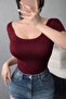 Sally Women's White Backless Bow Detail Blouse Stretch Fabric Viscose Stylish Basic Body - 6