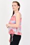 Women Crew Neck Sleeveless Tie Dye Top, Multicolor - 2