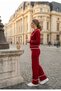Women's Gold Buttoned Line and Pocket Detail Collar Cardigan Trousers Knitwear Suit - 3