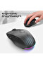 Wireless Mouse, Bluetooth 5.1 + 2.4GHz, OLED DPI Screen, RGB Backlight, 1600DPI, 500mAh Battery - 8