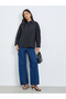 Black Embroidery Detail Long Sleeve Shirt - 2