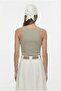 Halter Neck Ribbed Knit Corded Fabric Athlete - K290 - 2