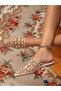 صندل مسطح مدبب مزين - 4