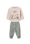 Baby Top and Bottom Set 100% Organic Cotton , Baby - Newborn- Csy8210