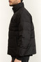 Ls Chenille Stand Collar Puffer Men's Puffer Jacket Black - 3