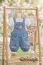 Baby Girl Top and Bottom Salopet Floral Embroidered Set Short Sleeve Cotton Piece Daily Set 100% Cotton - 3