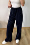 Women's Glittery Loose Fit Cool Elastic Waist Lace-Up Sweatpants - 4
