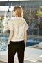 Lace Hooded Short Sleeve Sports 2-Piece Set Cossybyaqua 26716-38 - 2