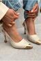 Sarnok Stiletto Nude Patent Leather - 3