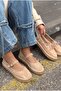 Marena Genuine Suede Women's Espadrilles Beige - 8