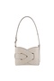 Nodde Woven Geometric Y-Shaped Crossbody Shoulder Bucket Bag