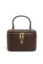 Women's Stylish and Luxurious Design Embroidery Detailed Hand-Held Handle Knitted Chain Box Model Hand & Shoulder Bag