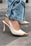 Sarnok Stiletto Nude Patent Leather - 5