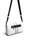 White - Navy Blue Plaid Women's Crossbody Bag Sp1278 - 4