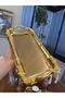 2 Pieces Baton Japanese Rose Gold Presentation Tray & Coffee & Cake/ Pastry Serving Tray 32cm - 4