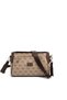 Dark Beige - Brown Monogram Women's Crossbody Bag Sp1273 - 5