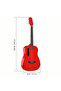 GS-X1 Signature Series Portable Guitar Acoustic Guitar In Red Finish With Bag - 4