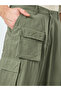 Men Olive Green Baggy Fit Trousers - 3