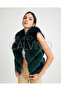 Women's V-Form Zippered Convertible Fur Jacket (Can Be Made into Vest Styles) - 2