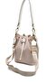 Burgundy - Bone Crow's Feet Plaid Women's Shoulder Bag Sp1137 - 6
