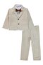 3-Piece Set with Jacket for Linen 2-5 Years Old - Beige - 3