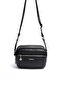 Black - Black Plain Women's Crossbody Bag Sp1162