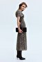 Smocked-detail dress