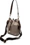 Coffee Yellow - Brown Plaid Line Square Women's Shoulder Bag Sp1137 - 5