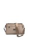 Dark Beige - Latte Plain Women's Crossbody Bag Sp1273 - 5