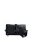 Black - Black Plain Women's Crossbody Bag Sp1278 - 5
