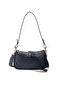 Black - Women's Crossbody Bag with Black Logo Sp1274 - 5