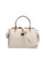 Sand Beige - Sand Beige Plaid Line Square Women's Handbag Sp9721 - 5