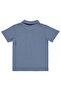 Boy's Palm Tree Embroidered Polo Collar T-Shirt for Ages 2-5 - Blue 3-4 Years - 2