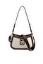 Stone - Brown Monogram Women's Crossbody Bag Sp1132 - 5