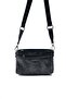 M.Silver - Black Honeycomb Women's Crossbody Bag Sp1184