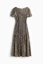 Smocked-detail dress - 6