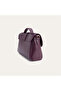 Women's Black Leather Look Buckle Shoulder Bag - 2