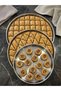 Triple Stainless Steel Baking Tray Round, Set of 3 Durable Trays for Baklava and Pastries - 6