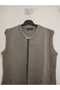 Super Quality, with Brooch, Open Front, 30% Wool Pieces, Steel Knitted, Bellows at the Back, Long Vest - 2