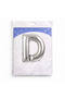 Silver Letter D Foil Balloon 40” (100 cm) – Helium Compatible, Packaged - 2