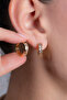 Women's Heart Detailed Waterway Model Hoop Earrings - 3