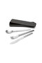 Make&Take Dark Grey 3-Piece Portable Fork Spoon Knife Set