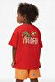 Beach Party Printed Oversized Unisex Children's T-Shirt 1Gh2