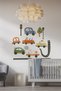 100X220 Children's Room Wall Sticker – Door, Cabinet and Wall Covering Set - Dvr1001